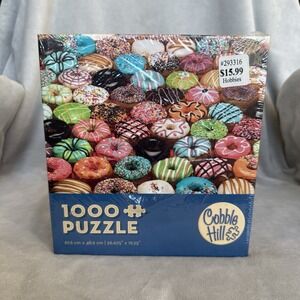 Iced Donuts Cobble Hill 1000 Piece Puzzle Never Opened Colorful New In Box